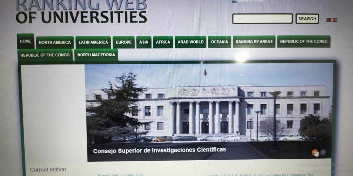 Webometrics menempatkan UI di peringkat pertama Perguruan Tinggi di Indonesia dan Undana di peringkat ke 158 pada edisi Januari 2022.