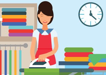 Ilustrasi Pekerja Rumah Tangga (dok.Vecteezy.com)