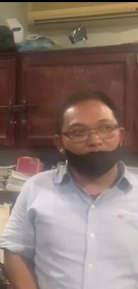 Polisi melepaskan Ahmad Yani, terduga jaringan perdagangan perempuan Adonara, NTT di Medan, Provinsi Sumatera Utara pada akhir Maret 2022. (KatongNTT.com)