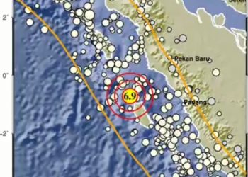 Gempa mengguncang wilayah Nias Selatan, Sumatera Utara (BMKG-KatongNTT)