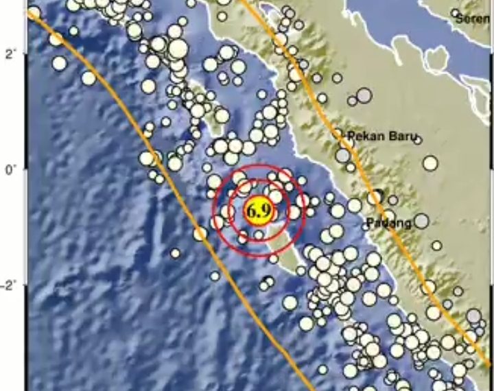 Gempa mengguncang wilayah Nias Selatan, Sumatera Utara (BMKG-KatongNTT)