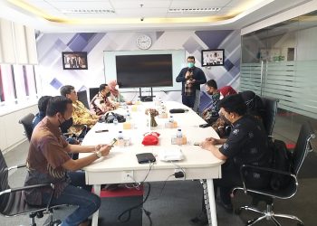 Tindak lanjut dan koordinasi Komnas Disabilitas dengan PT Infomedia Nusantara (Ist).