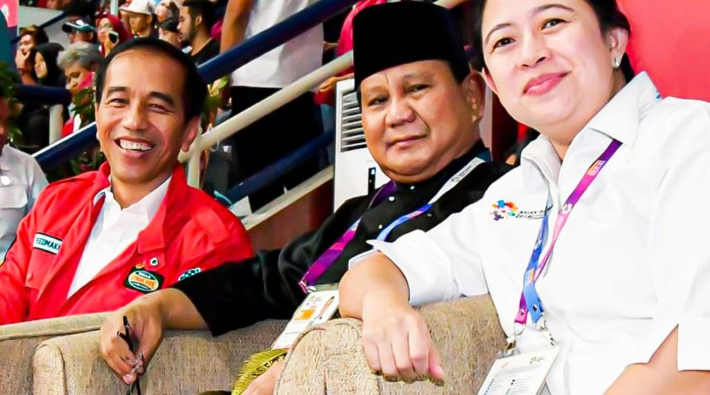 Presiden Jokowi, Puan Maharani, dan Prabowo Subianto (Dok.Tim Komunikasi Puan Maharani)