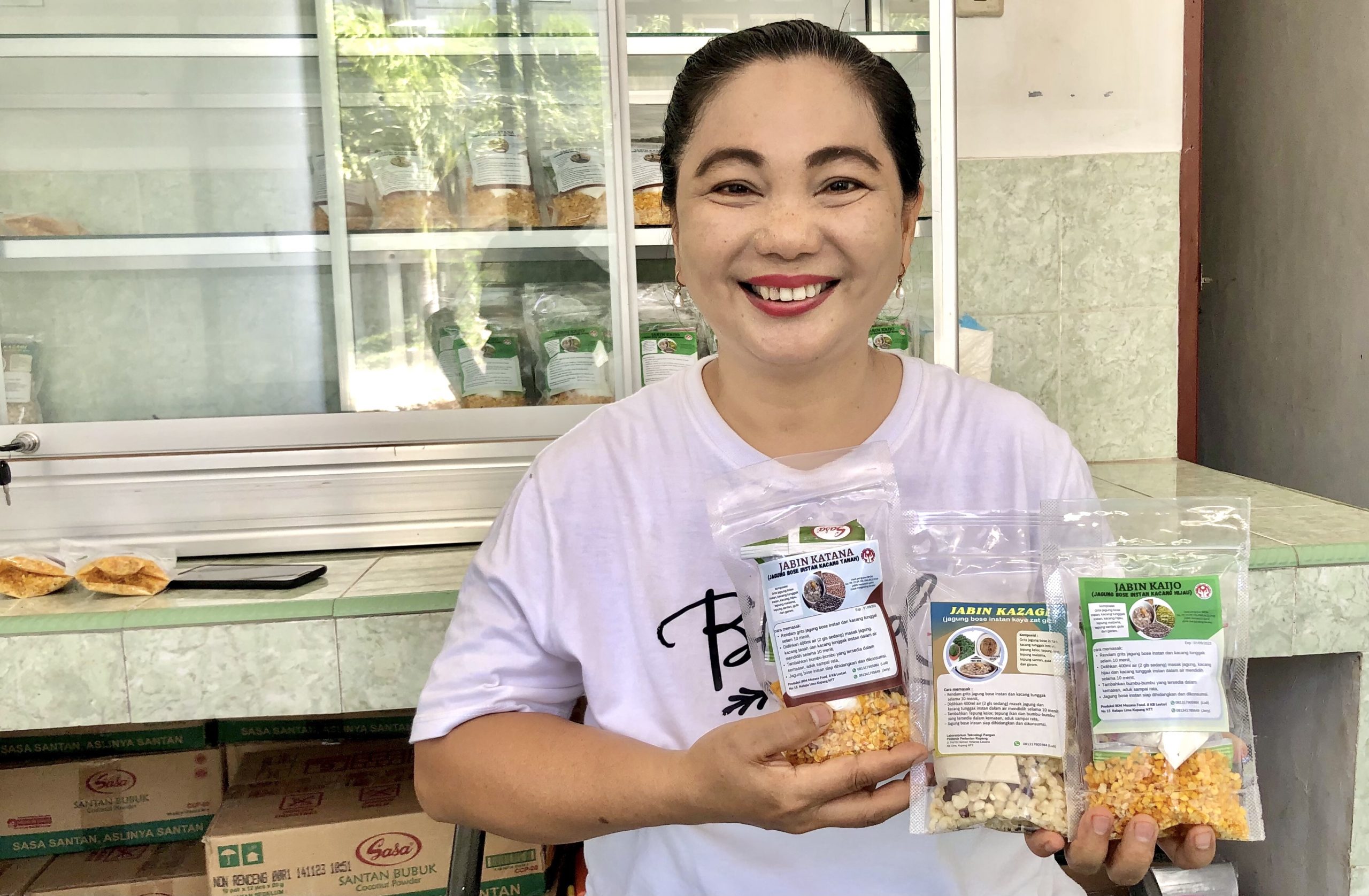 Ludi Gasong Sinergikan Riset dan Bisnis Jagung Bose Instan untuk Cegah Stunting di NTT