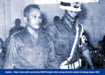 Letkol Untung dieksekusi dalam peristiwa G30S/PKI (Dok. Kementerian Pendidikan Nasional)