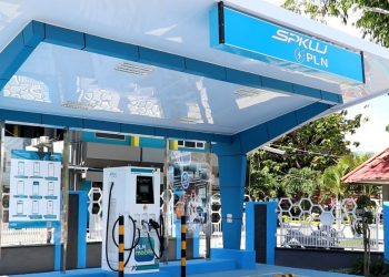 Stasiun pengisi kendaraan listrik umum (dok. PLN)