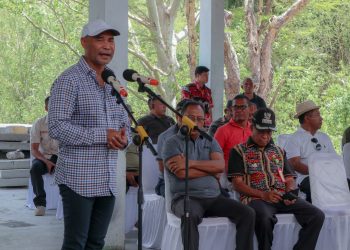 Gubernur NTT, Viktor Bungtilu Laiskodat launching program Kosabangsa di Besipae (Humas Pemprov NTT)