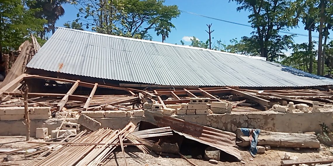 Rumah warga Besipae yang digusur oleh Pemprov NTT (Joe-KatongNTT)