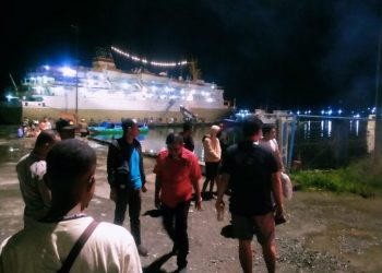 Korban selamat KM Express Cantika 77 yang adalah pelaku pemerkosaan tiba di Alor untuk selanjutnya ditindaklanjuti (Dok. Jems Mbau)