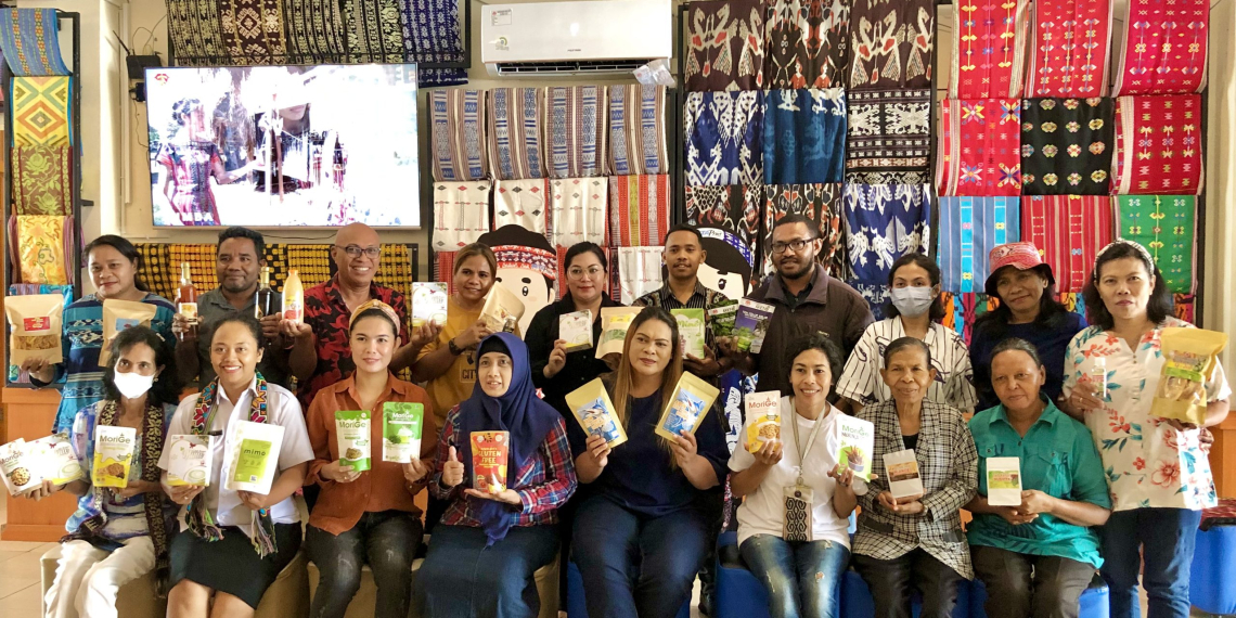 Pelaku UMKM di Kota dan Kabupaten Kupang yang mengikuti pelatihan pemasaran digital oleh Dekranasda NTT dan Krealogi (KatongNTT-Ruth)