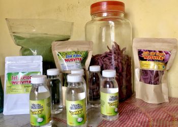 Contoh produk UMKM NTT, Nusvita buatan Klara Tawa. Di desa Noelbaki, Kabupaten Kupang, NTT (KatongNTT-Ruth)