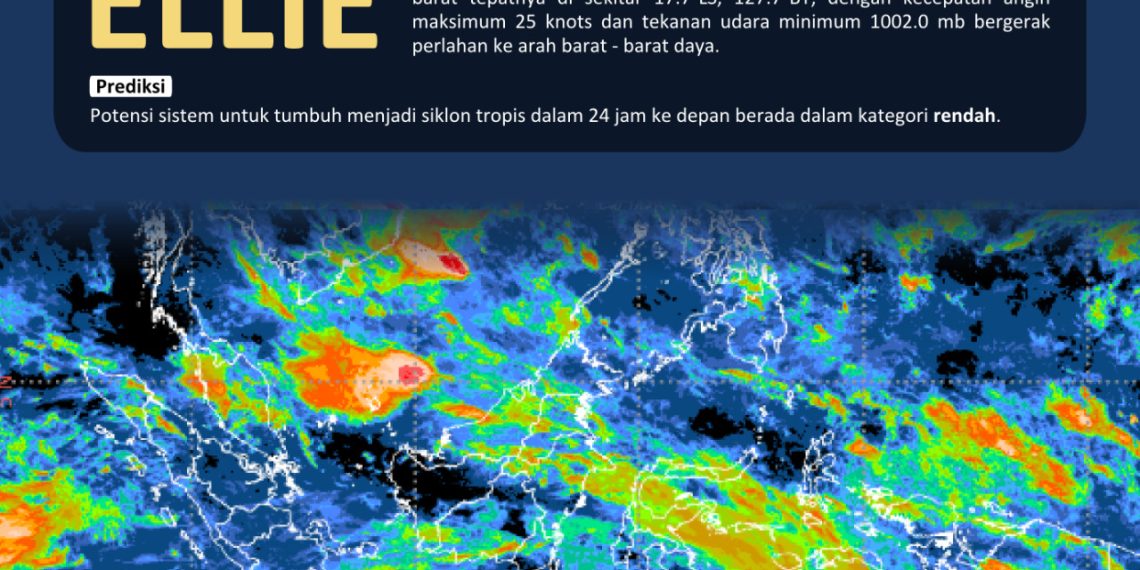 Eks Siklon Tropis Ellie di Australia Picu Angin Kencang dan Hujan Lebat di NTT (Dok. BMKG)