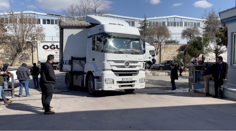 Bantuan Kemanusiaan Indonesia untuk Turki yang diterjang gempa dahsyat tiba di wilayah gempa pada Rabu 8 Februari 2023 (Dok KBRI Ankara)