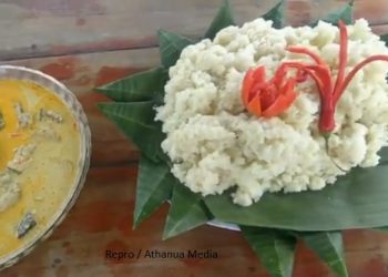 Uwi Ai Ndota, Singkong Cincang dari Ende yang Lezat dengan Kuah Ikan