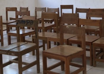 Ruang kelas di SMA Teladan yang bahkan tak diatur karena ketiadaan murid baru (Ruth-KatongNTT)