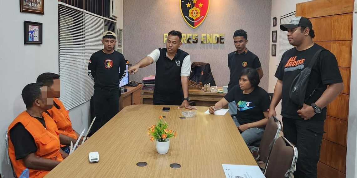 Polres Ende Tahan 2 Pelaku Pencabulan Anak