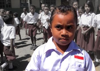Septiana, Anak Pekerja Migran Berusia 6 Tahun di Desa Maubesi, TTU, NTT (Ruth Botha-KatongNTT)