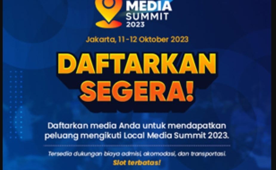 Local Media Summit 2023 kembali akan digelar pada Oktober di Jakarta.