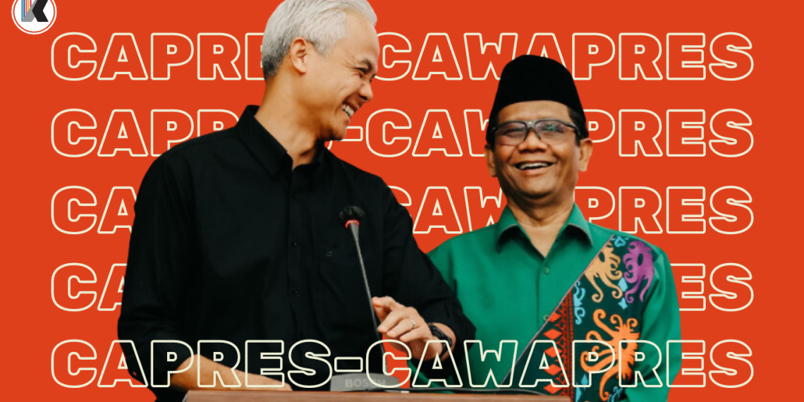 Bacapres Ganjaar Pranowo dan Bacawapres Mahfud MD (Ruth Botha - KatongNTT)