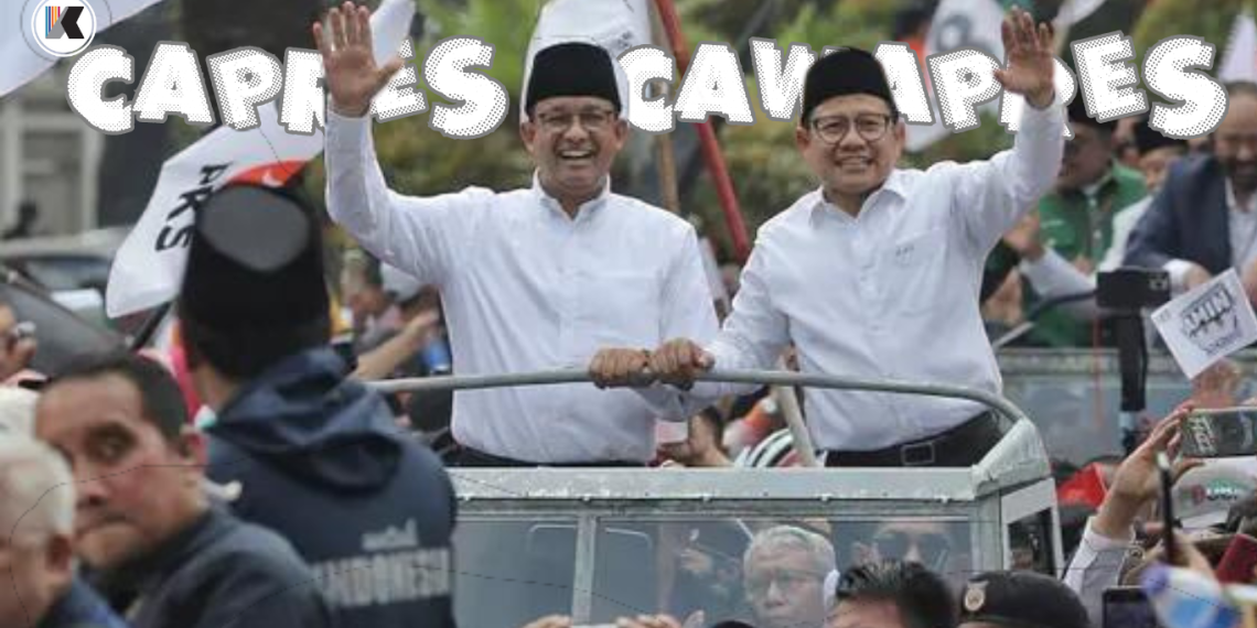 Anies Baswedan dan Muhaimin Iskandar capres cawapres pertama yang mendaftar di KPU (Ruth Botha - KatongNTT)