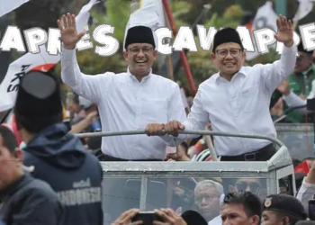 Anies Baswedan dan Muhaimin Iskandar capres cawapres pertama yang mendaftar di KPU (Ruth Botha - KatongNTT)