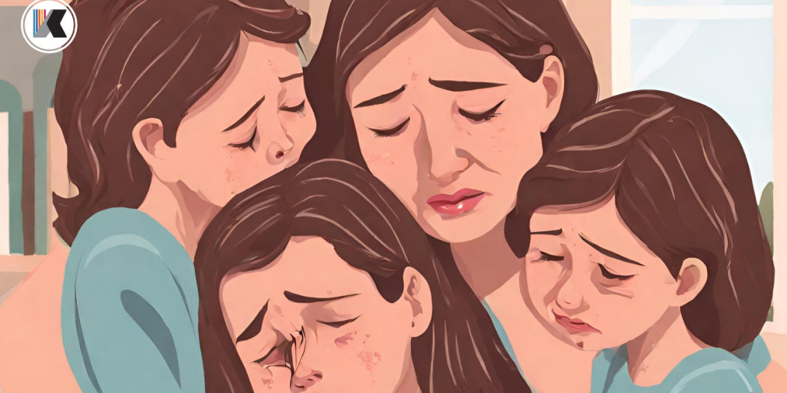 Ilustrasi Perempuan yang sudah jadi istri mendapat kekerasan dalam rumah tangga (Ruth Bothaa - KatongNTT)