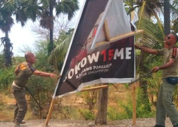 Belum Masa Kampanye, Baliho Wajah Jokowi Ikut Ditertibkan