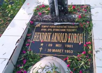Makam Raja Amarasi H.A Koroh di Taman Makam Pahlawan Dharmaloka di Kota Kupang, NTT. (Ayudan-KatongNTT.com)