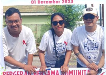 Peringatan Hari HIV AIDS Dunia di Kota Kupang, NTT tahun 2023. (Dok. JIP)