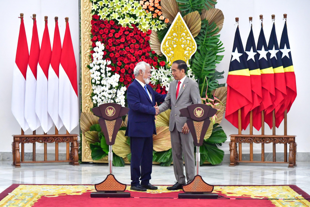 Xanana Temui Jokowi Bahas Penyelesaian Batas Negara