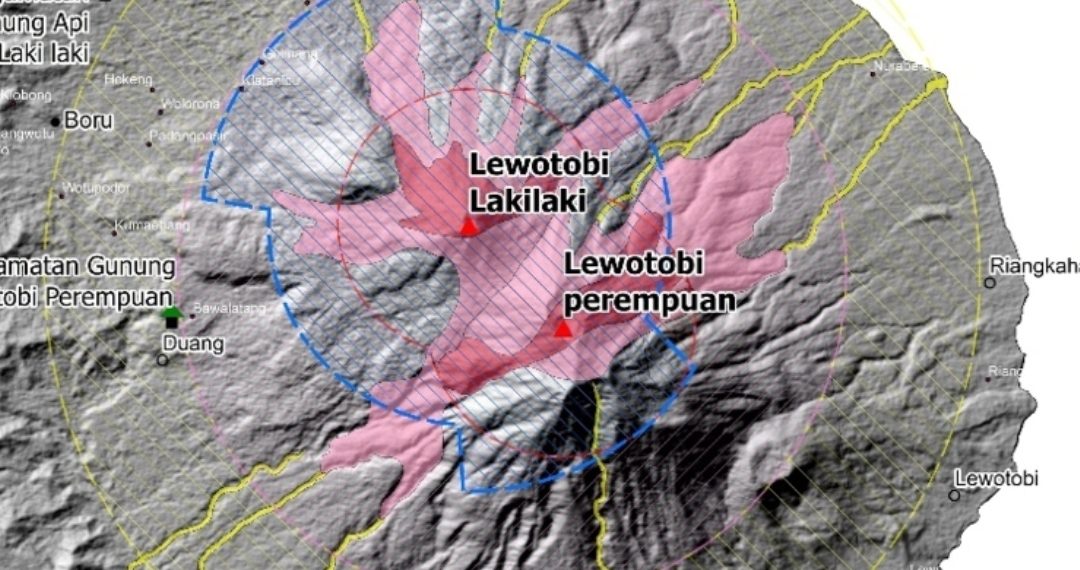 Siaga, Jauhi Gunung Lewotobi Laki-laki Radius 3 Km