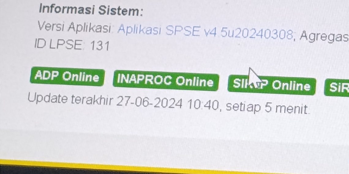 LPSE NTT Sempat Down, Tender Proyek Aman