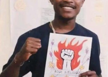 Rudolfus Oktavianus Ruma atau disapa Vian Ruma, pengurus Koalisi Kopi wilayah Nagekeo, NTT.