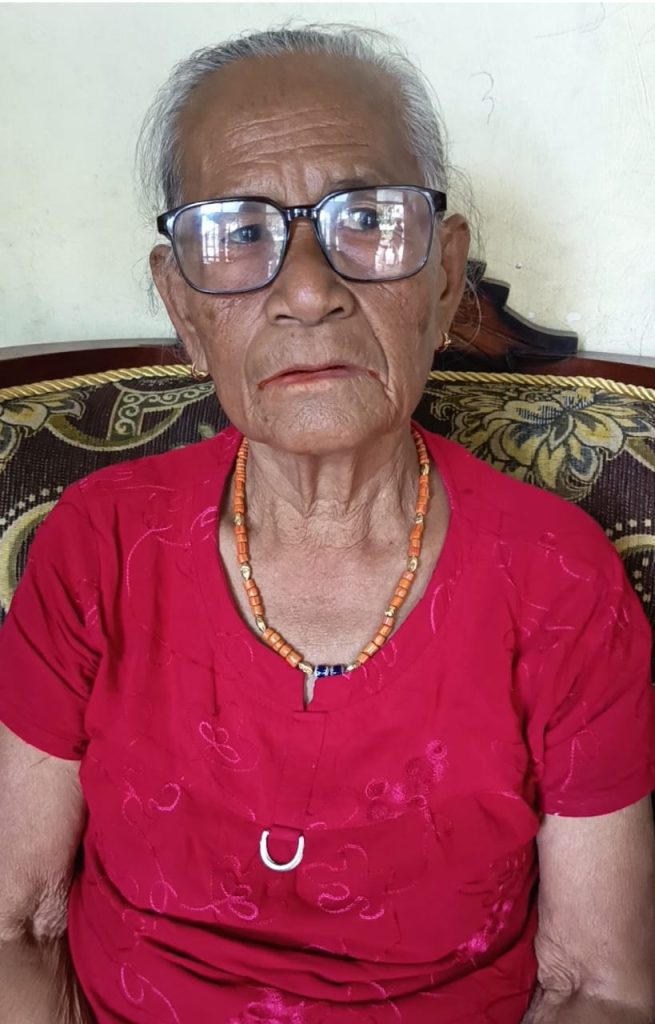 Henderina Rohi Ngajo, nenek alm Chaterine Septiani Rohi. (Dok.KatongNTT)