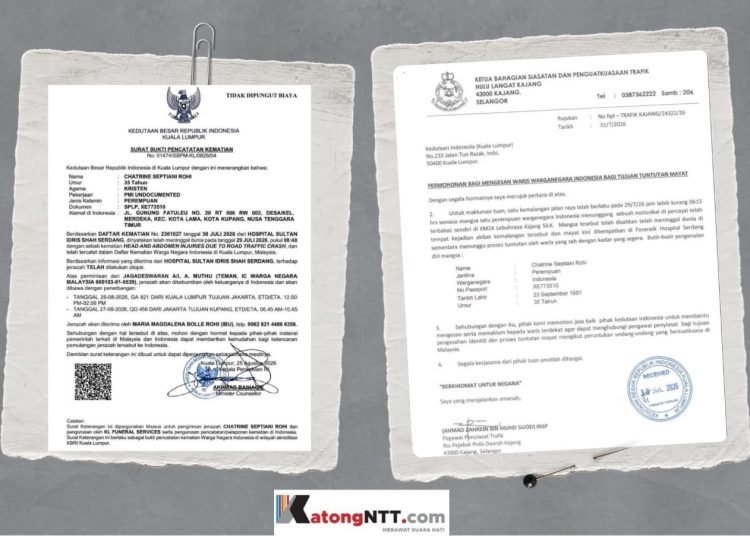 Laporan Kematian PMI NTT Chatrine Septiani Rohi.