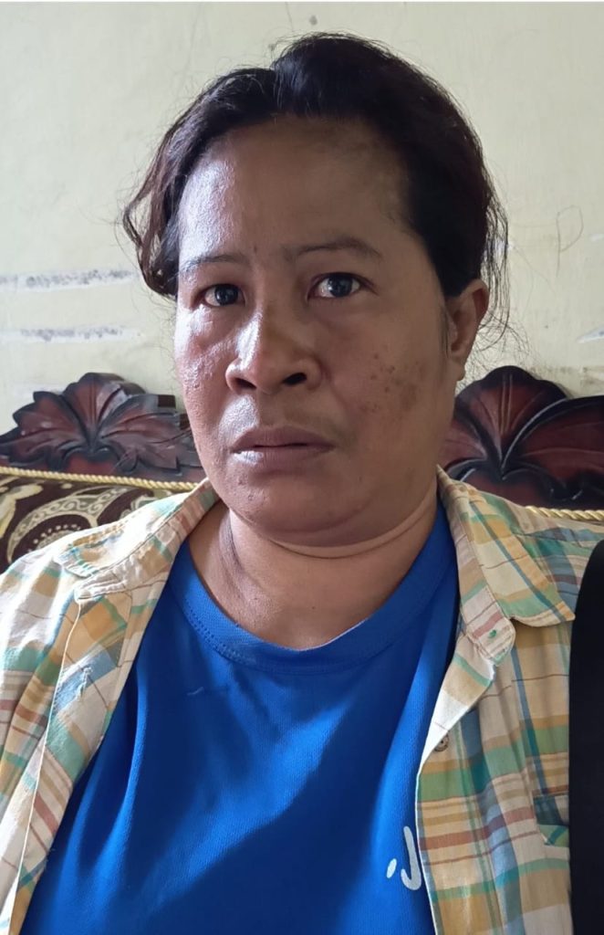 Maria Magdalena Rohi, ibu kandung alm Chaterine Septiani Rohi.(Dok.KatongNTT)
